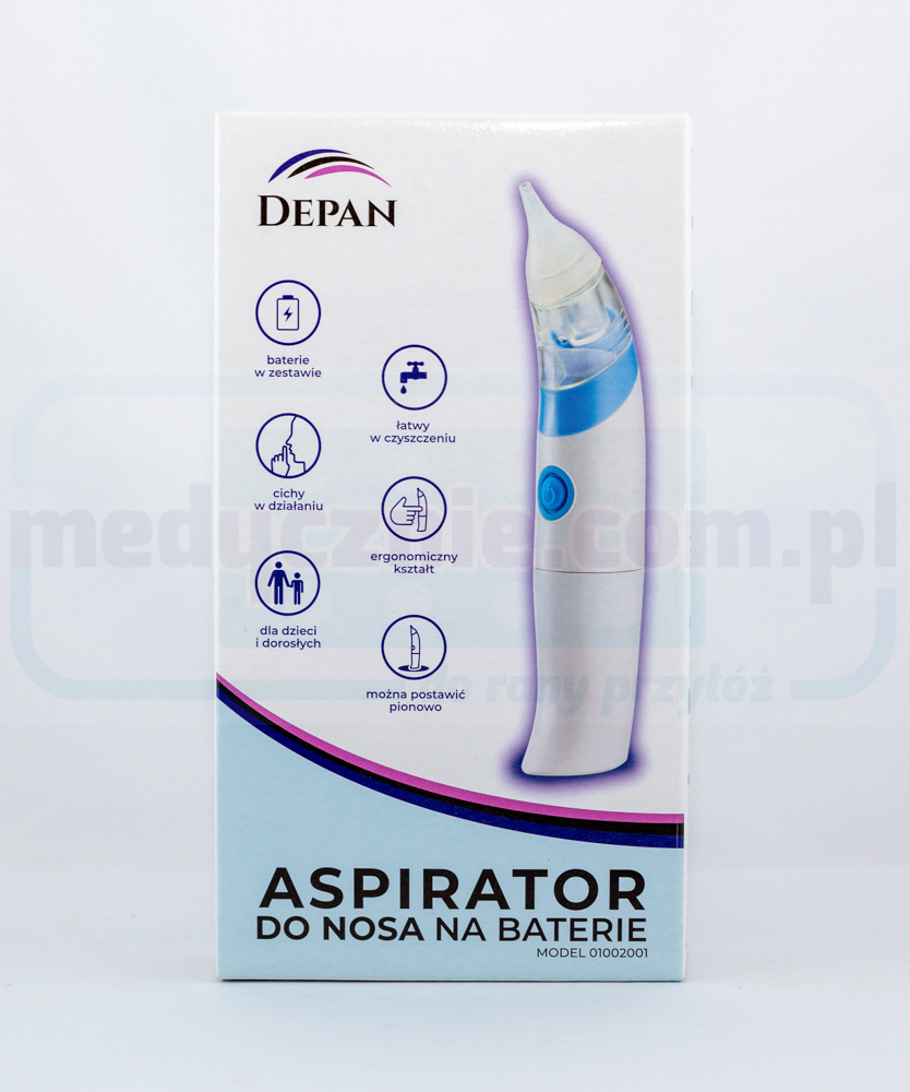 Aspirator do nosa na baterie